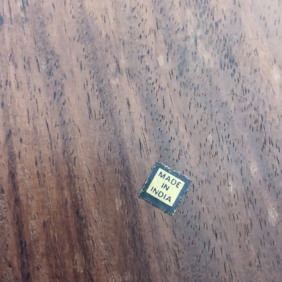 Indian hand caved wooden jewelry box/ decor - Picture 8 of 15